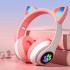 Luminous Cat Ears Bluetooth Earphones Wireless Headwear STN-28 Cross border Popular Cute Series New Product Manufacturer Direct Sales Luminous Cat Ears Bluetooth Earphones Wireless Headwear STN-28 Cross border Popular Cute Series New Product Manufacturer Direct Sales