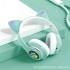 Cat Ear Luminous Bluetooth Earbuds Head mounted STN-28 Wireless Earbuds New Cross border Explosive Manufacturer Direct Sales Heavy Bass