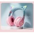 Cat Ear New Luminous Headwear Bluetooth Earphones Gradient Color Cross border Long Range Wireless Earphones Factory Wholesale