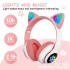 Cat Ear Luminous Bluetooth Earbuds Head mounted STN-28 Wireless Earbuds New Cross border Explosive Manufacturer Direct Sales Heavy Bass