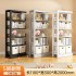 Home steel bookshelf, floor standing bookshelf, children's book rack, library study, iron art, modern and simple storage rack