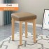 Solid wood stool, modern household square stool board, living room stool, dining table chair, stackable wooden stool, simple small stool