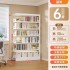 Home Library Steel Bookshelf Floor Storage Rack Children's Bookshelf Picture Book Rack Living Room Minimally Designed Iron Storage Rack