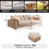 2025 New Cream Style Fabric Sofa Living Room Small House Simple Modern Light Luxury Technology Fabric Cloud Sofa