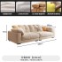 2025 New Cream Style Fabric Sofa Living Room Small House Simple Modern Light Luxury Technology Fabric Cloud Sofa