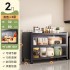 Kitchen storage cabinet, storage cabinet, floor standing multi-layer dust-proof storage cabinet, microwave oven, household multifunctional cabinet with door