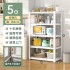Three arrow white kitchen storage rack, floor to ceiling multi-layer storage rack, microwave oven, balcony storage rack, household shelf Three arrow white kitchen storage rack, floor to ceiling multi-layer storage rack, microwave oven, balcony storage rack, household shelf