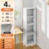 Steel corner narrow bookshelf, easy to floor, iron sheet storage, crevice small bookshelf, living room wrought iron bookshelf, storage rack Steel corner narrow bookshelf, easy to floor, iron sheet storage, crevice small bookshelf, living room wrought iron bookshelf, storage rack