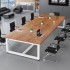 Conference table, long table, simple modern high-end office desk, negotiation long table, chair, conference room, workbench, training