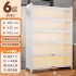 Household steel kitchen storage cabinet, floor to ceiling multi-layer shelf, microwave oven, cabinet with door, dustproof storage cabinet