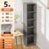 Steel corner narrow bookshelf, easy to floor, iron sheet storage, crevice small bookshelf, living room wrought iron bookshelf, storage rack Steel corner narrow bookshelf, easy to floor, iron sheet storage, crevice small bookshelf, living room wrought iron bookshelf, storage rack