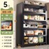 Kitchen storage cabinet, storage cabinet, floor standing multi-layer dust-proof storage cabinet, microwave oven, household multifunctional cabinet with door