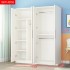Wardrobe made of solid wood, simple design for home use, bedroom rental, simple panel assembly, storage cabinet, storage cabinet, and large wardrobe Wardrobe made of solid wood, simple design for home use, bedroom rental, simple panel assembly, storage cabinet, storage cabinet, and large wardrobe