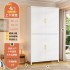 Steel wardrobe, home children's floor standing wardrobe, bedroom clothes and blankets storage cabinet, dust-proof storage cabinet, metal wardrobe Steel wardrobe, home children's floor standing wardrobe, bedroom clothes and blankets storage cabinet, dust-proof storage cabinet, metal wardrobe