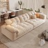Cream style fabric sofa, living room, small unit, simple modern, light luxury, technology fabric, straight row household cloud sofa