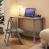 Small household folding table, convenient solid wood desk, bedroom, simple rectangular office computer desk