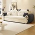 Sofa bed dual-use cute cream style small apartment living room multifunctional lamb velvet double straight row new sofa