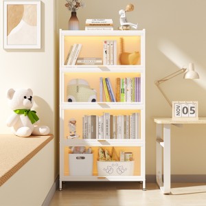 Steel Bookcases, Household Doors, Storage Cabinets, Children's Dustproof Bookcases, Study Rooms, Floor standing Bookshelves, Ironwork Storage Cabinets