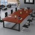 Conference table, long table, simple modern high-end office desk, negotiation long table, chair, conference room, workbench, training