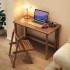 Small household folding table, convenient solid wood desk, bedroom, simple rectangular office computer desk