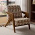 Nordic solid wood Richard living room single sofa chair retro balcony coffee shop antique style designer lazy homestay
