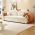 Sofa bed dual-use cute cream style small apartment living room multifunctional lamb velvet double straight row new sofa