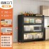 Kitchen shelf, floor to ceiling multi-layer dust-proof storage cabinet, household multifunctional bowl cabinet, dining cabinet, storage cabinet