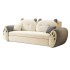 Sofa bed dual-use cute cream style small apartment living room multifunctional lamb velvet double straight row new sofa