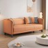 Nordic bedroom fabric sofa small unit double three modern minimalist living room single rental apartment internet celebrity style