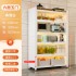 Kitchen shelf, floor to ceiling multi-layer dust-proof storage cabinet, household multifunctional bowl cabinet, dining cabinet, storage cabinet