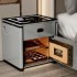 Smart bedside table safe integrated simple modern wireless charging fingerprint lock Bluetooth bedside cabinet safe