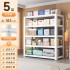 Storage rack, multi-layer floor to ceiling household bookshelf storage rack, balcony express delivery, basement miscellaneous sorting display rack