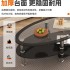 Oval shaped coffee table, light luxury tempered glass, creative home, small apartment, simple tea table, living room, modern table