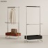 Soft and simple modern small-sized bedroom with movable coat rack, light luxury, creative floor hanging clothes rack, modern clothes drying Soft and simple modern small-sized bedroom with movable coat rack, light luxury, creative floor hanging clothes rack, modern clothes drying