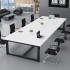 Conference table, long table, simple modern high-end office desk, negotiation long table, chair, conference room, workbench, training