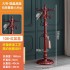 Solid wood hangers, European style coat and hat racks, floor to ceiling home hanging clothes and bag racks, simple and modern bedroom racks