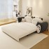Sofa bed dual-use cute cream style small apartment living room multifunctional lamb velvet double straight row new sofa