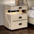 Smart bedside table safe integrated simple modern wireless charging fingerprint lock Bluetooth bedside cabinet safe
