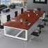 Conference table, long table, simple modern high-end office desk, negotiation long table, chair, conference room, workbench, training