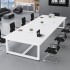 Conference table, long table, simple modern high-end office desk, negotiation long table, chair, conference room, workbench, training