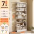 Home Library Steel Bookshelf Living Room Study Multi layer Floor to ceiling Bookshelf Integrated Wall mounted Children's Picture Book Storage Rack