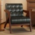 Nordic solid wood Richard living room single sofa chair retro balcony coffee shop antique style designer lazy homestay