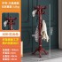 Solid wood hangers, European style coat and hat racks, floor to ceiling home hanging clothes and bag racks, simple and modern bedroom racks