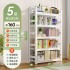 Steel floor standing bookshelf for home study, modern and simple iron storage rack for children's picture books, book storage rack