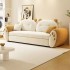 Sofa bed dual-use cute cream style small apartment living room multifunctional lamb velvet double straight row new sofa
