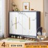 Household steel shoe cabinet storage cabinet, entrance entrance shoe rack, modern and simple large capacity indoor and outdoor storage cabinet with door