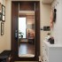 Hanging door, wearing mirror, full body mirror behind the door, ins bedroom, rental room, dormitory, household wall mounted fitting mirror hanging on the wall