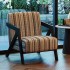 Nordic solid wood Richard living room single sofa chair retro balcony coffee shop antique style designer lazy homestay