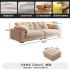 2025 New Cream Style Fabric Sofa Living Room Small House Simple Modern Light Luxury Technology Fabric Cloud Sofa