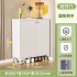 Household steel shoe cabinet storage cabinet, entrance entrance shoe rack, modern and simple large capacity indoor and outdoor storage cabinet with door